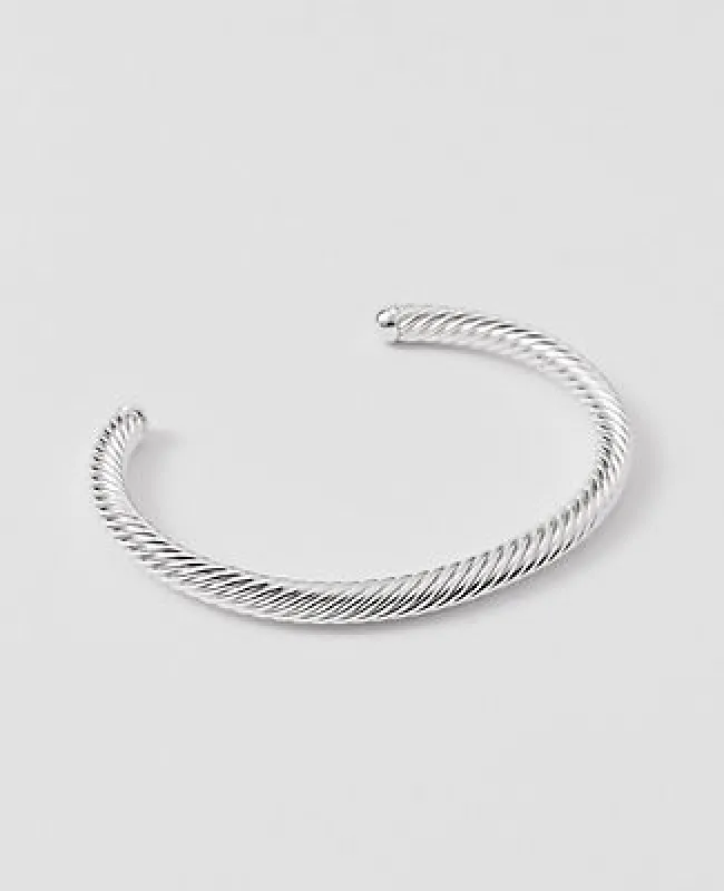 Ann Taylor Rope Metal Cuff Bracelet sold by Ann Taylor