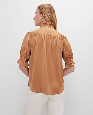 Ann Taylor Ruffle Collar Shirt sold by Ann Taylor product image thumbnail 2