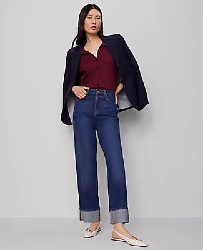 Ann Taylor The Petite Boyfriend Jean sold by Ann Taylor