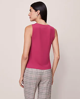 Ann Taylor Draped Sleeveless Top sold by Ann Taylor product image thumbnail 2