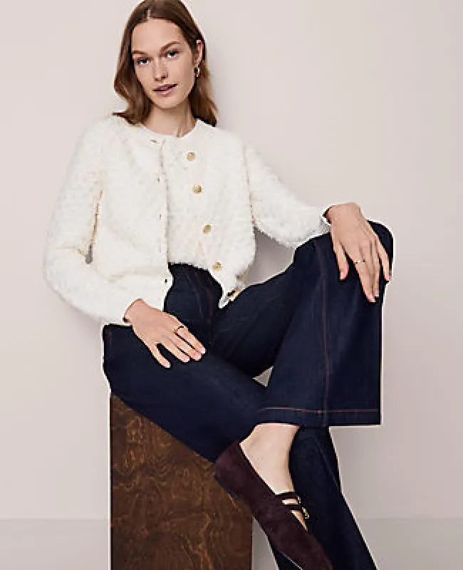 Ann Taylor Tweed Cardigan sold by Ann Taylor