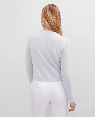 Ann Taylor Shimmer Open Cardigan sold by Ann Taylor product image thumbnail 2