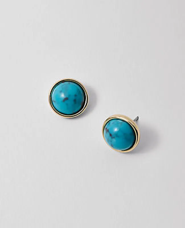 Ann Taylor Turquoise Stud Earrings sold by Ann Taylor