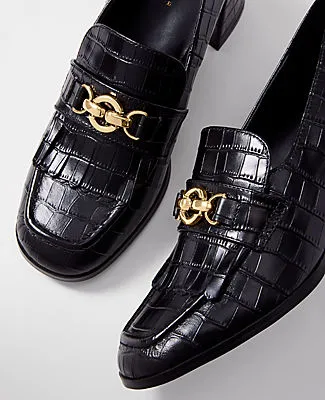 Ann Taylor Croco Kiltie Loafer Pump sold by Ann Taylor product image thumbnail 2