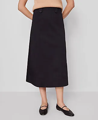Ann Taylor Petite Weekend Collection Full Midi Skirt sold by Ann Taylor product image thumbnail 2