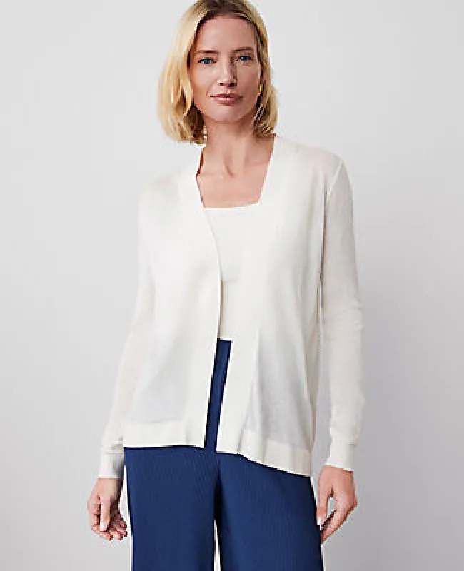 Ann Taylor Essential Open Cardigan sold by Ann Taylor