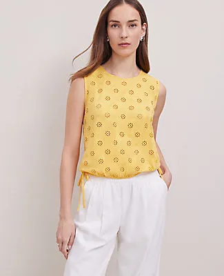 Ann Taylor Petite Weekend Collection Bubble Hem Top sold by Ann Taylor product image thumbnail 3