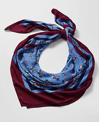 Ann Taylor Floral Square Scarf sold by Ann Taylor