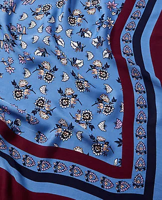 Ann Taylor Floral Square Scarf sold by Ann Taylor product image thumbnail 2