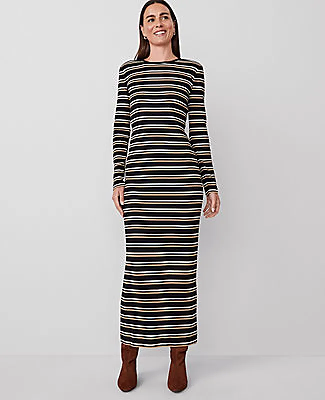 Ann Taylor Petite Weekend Collection Long Crew Neck Knit Dress sold by Ann Taylor