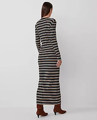 Ann Taylor Petite Weekend Collection Long Crew Neck Knit Dress sold by Ann Taylor product image thumbnail 2