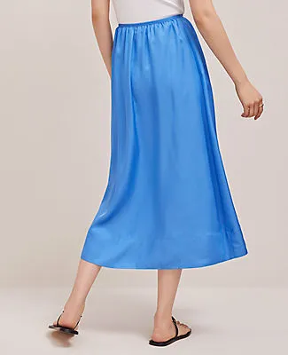 Ann Taylor Petite Side-Tie Midi Skirt sold by Ann Taylor product image thumbnail 3