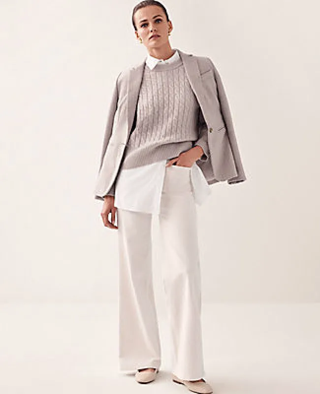 Ann Taylor The Patch Pocket Corduroy Flare Pant sold by Ann Taylor