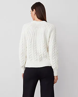 Ann Taylor Weekend Collection Cable Chunky Neck Sweater sold by Ann Taylor product image thumbnail 2
