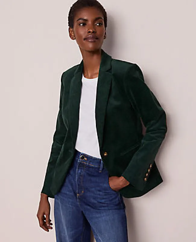 Ann Taylor The Hutton Blazer in Corduroy sold by Ann Taylor