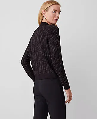 Ann Taylor Essential Embellished Mock Neck Sweater sold by Ann Taylor product image thumbnail 2