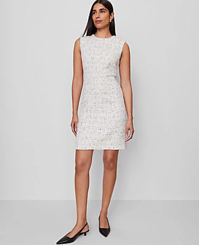 Ann Taylor Petite Tweed Sheath Dress sold by Ann Taylor
