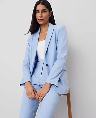 Ann Taylor The Petite Longline Blazer sold by Ann Taylor product image thumbnail 3