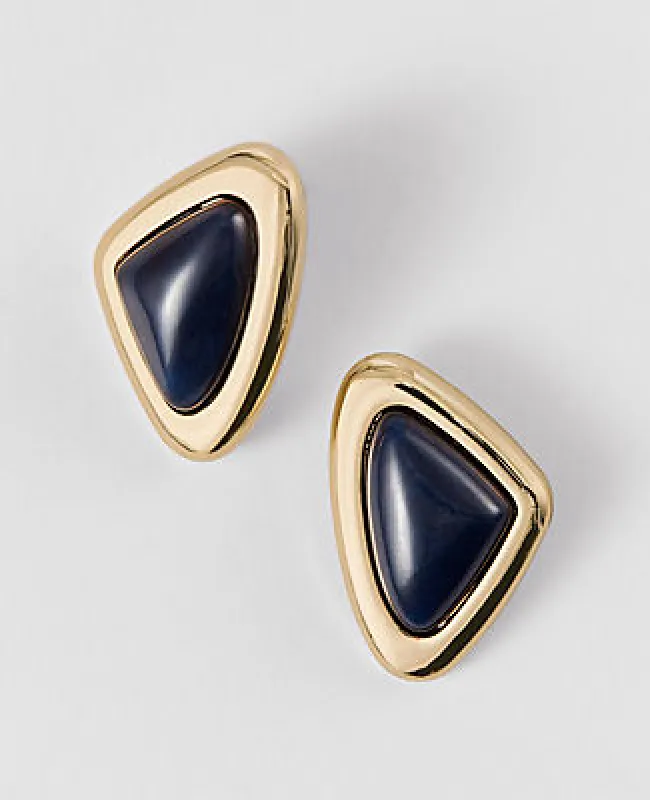 Ann Taylor Triangle Stone Stud Earrings sold by Ann Taylor