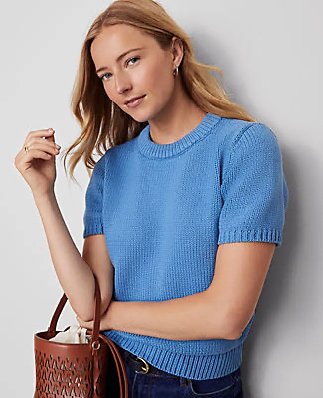 Ann Taylor Weekend Collection Chunky Wedge Sweater Tee sold by Ann Taylor