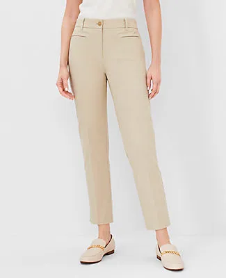 Ann Taylor The Petite Cotton Crop Pant sold by Ann Taylor