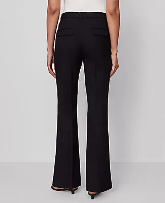 Ann Taylor The Petite Slim Flare Trouser in Bi-Stretch - Curvy Fit sold by Ann Taylor product image thumbnail 2