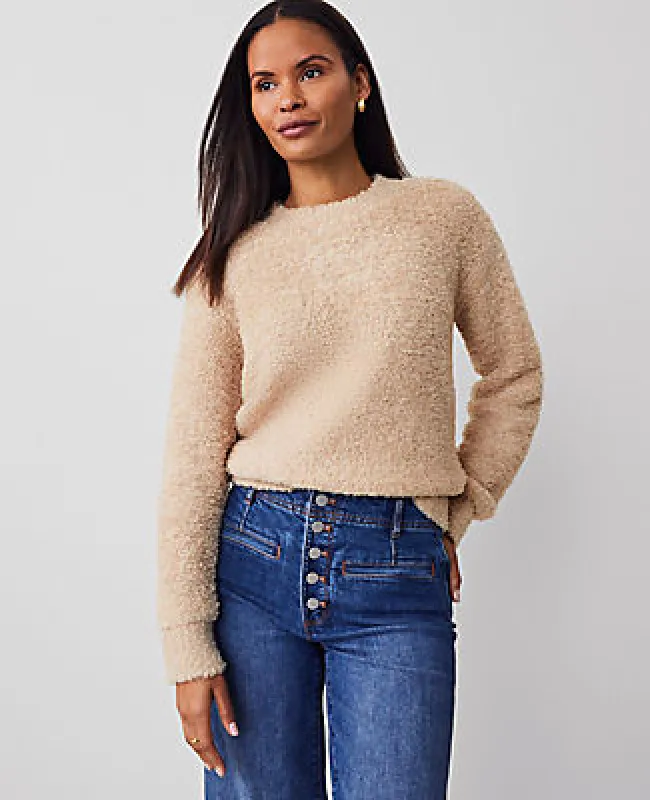 Ann Taylor Bouclé Sweater sold by Ann Taylor