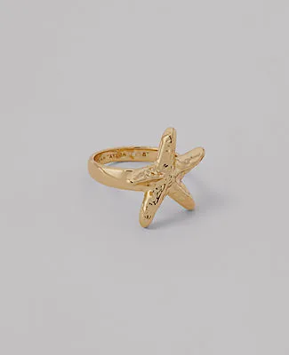 Ann Taylor Metal Starfish Ring sold by Ann Taylor