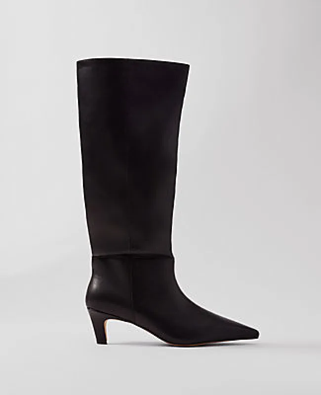 Ann Taylor Leather Tall Boot sold by Ann Taylor