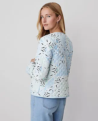 Ann Taylor Weekend Collection Paisley Quilted Jacket sold by Ann Taylor product image thumbnail 2