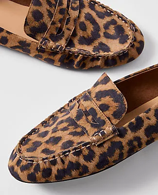 Ann Taylor Animal Print Suede Loafer sold by Ann Taylor product image thumbnail 2