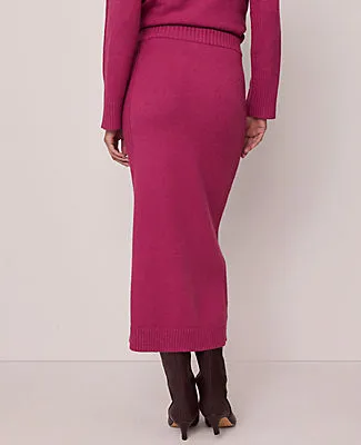 Ann Taylor Weekend Collection Ribbed Sweater Skirt sold by Ann Taylor product image thumbnail 3