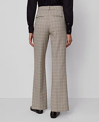 Ann Taylor The Flare Trouser in Plaid - Curvy Fit sold by Ann Taylor product image thumbnail 2
