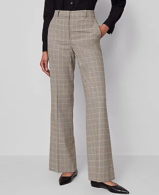 Ann Taylor The Flare Trouser in Plaid sold by Ann Taylor product image thumbnail 3