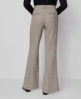 Ann Taylor The Flare Trouser in Plaid sold by Ann Taylor product image thumbnail 4