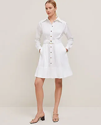 Ann Taylor Flare Pocket Shirtdress sold by Ann Taylor product image thumbnail 2