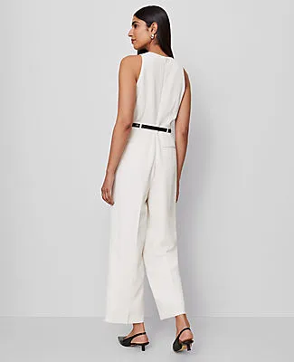 Ann Taylor Petite Belted Halter Jumpsuit sold by Ann Taylor product image thumbnail 3