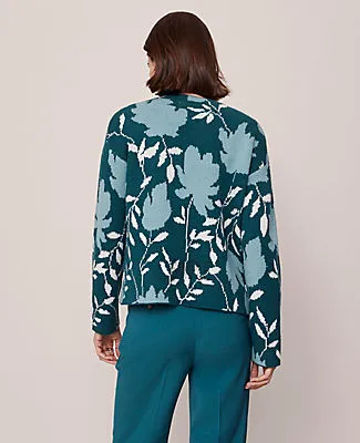 Ann Taylor Floral Jacquard Sweater sold by Ann Taylor product image thumbnail 2