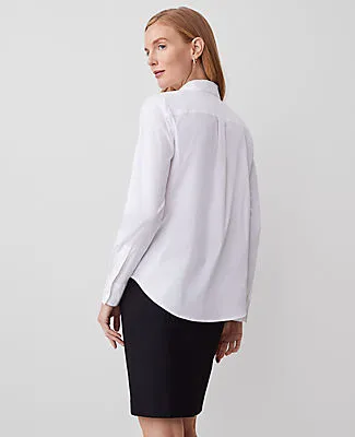Ann Taylor Petite Relaxed Perfect Shirt sold by Ann Taylor product image thumbnail 3