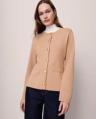 Ann Taylor Flare Sleeve Cardigan sold by Ann Taylor