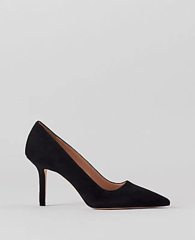 Ann Taylor Mae Suede Pump sold by Ann Taylor