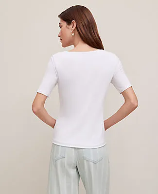 Ann Taylor Square Neck Top sold by Ann Taylor product image thumbnail 2