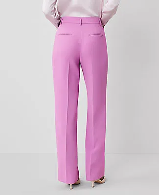 Ann Taylor The Petite Side-Zip Straight Pant in Fluid Crepe sold by Ann Taylor product image thumbnail 3