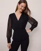 Ann Taylor Draped Wrap Blouse sold by Ann Taylor