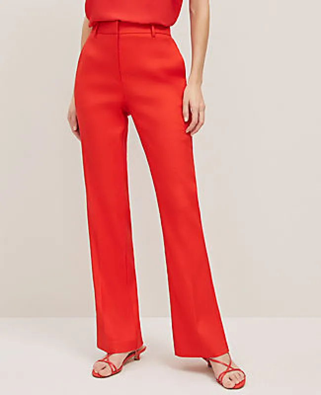 Ann Taylor The Trouser in Linen Blend - Curvy Fit sold by Ann Taylor