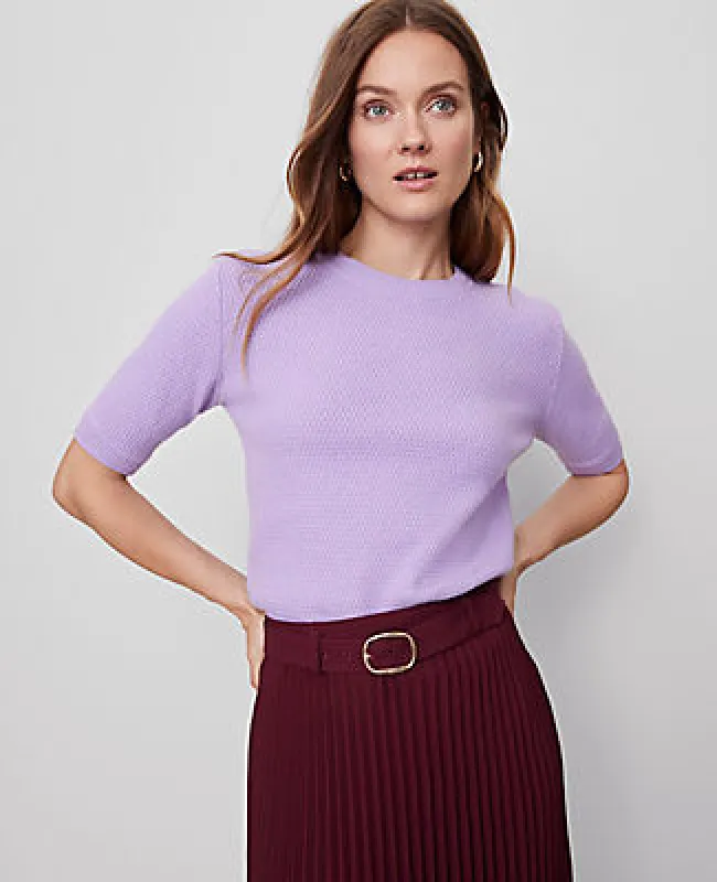 Ann Taylor Petite Stitch Sweater Tee sold by Ann Taylor