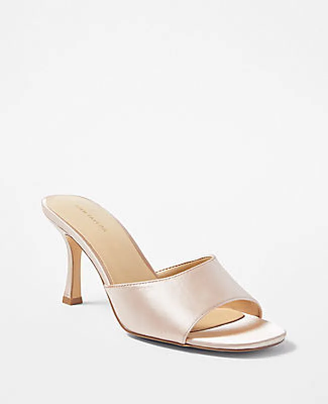 Ann Taylor Studio Collection Satin High Heel Sandals sold by Ann Taylor