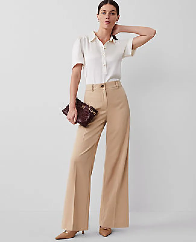 Ann Taylor The Petite Perfect Wide-Leg Pant sold by Ann Taylor