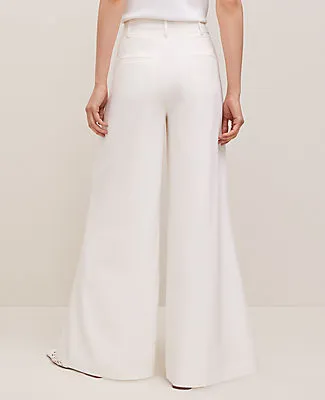 Ann Taylor The Statement Palazzo Pant in Melange sold by Ann Taylor product image thumbnail 3