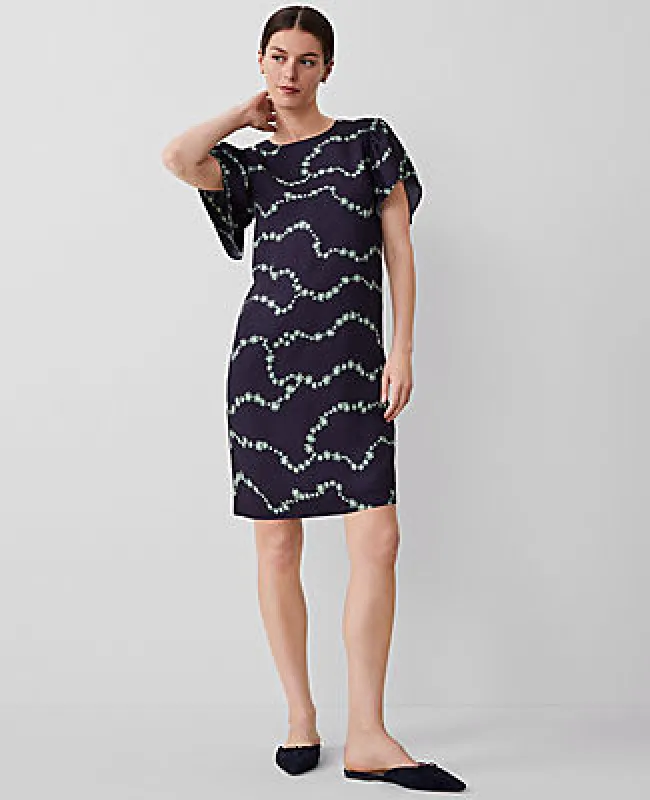 Ann Taylor Petite Floral Short Sleeve Shift Dress sold by Ann Taylor